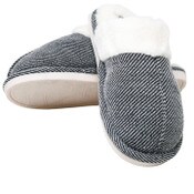 Wholesale - GREY LADIES SLIPPERS SIZE 10